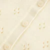 Eyelet Crew Cardigan