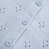 Eyelet Crew Cardigan
