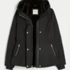 Faux Fur-Lined All-Weather Jacket
