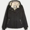 Faux Fur-Lined All-Weather Jacket