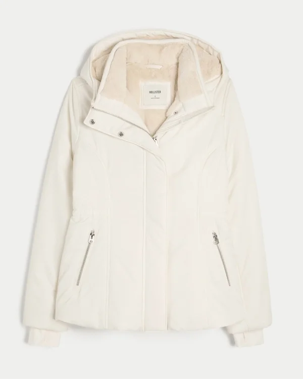 Faux Fur-Lined All-Weather Jacket Faux Fur-Lined All-Weather Jacket