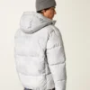 Faux Fur-Lined Hooded Puffer Jacket