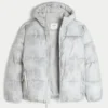 Faux Fur-Lined Hooded Puffer Jacket