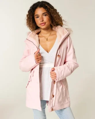 Faux Fur-Lined Parka
