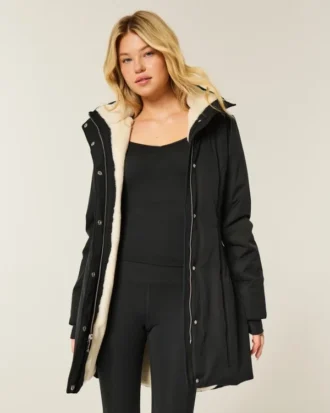 Faux Fur-Lined Parka