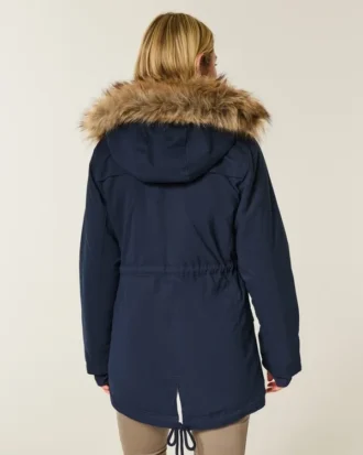 Faux Fur-Lined Parka