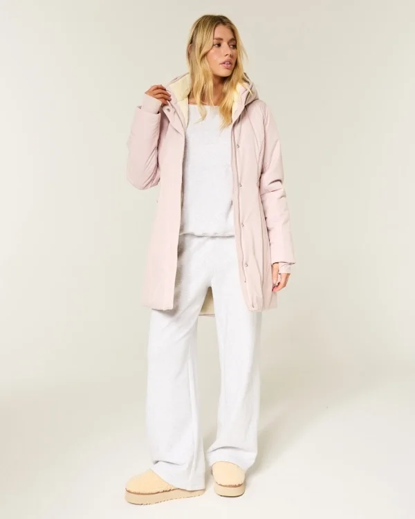 Faux Fur-Lined Parka Faux Fur-Lined Parka