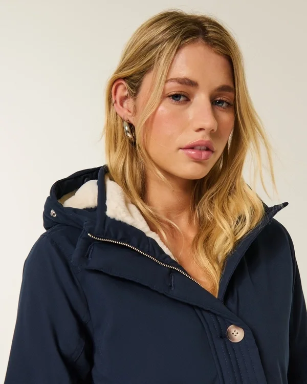 Faux Fur-Lined Parka Faux Fur-Lined Parka