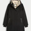 Faux Fur-Lined Parka Faux Fur-Lined Parka