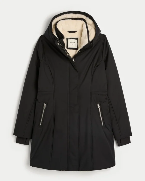Faux Fur-Lined Parka Faux Fur-Lined Parka
