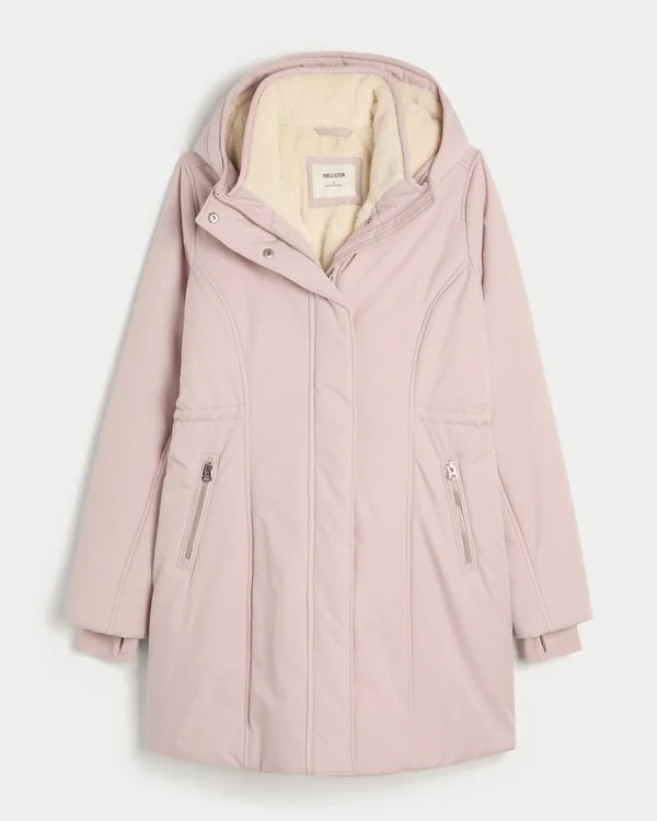Faux Fur-Lined Parka Faux Fur-Lined Parka