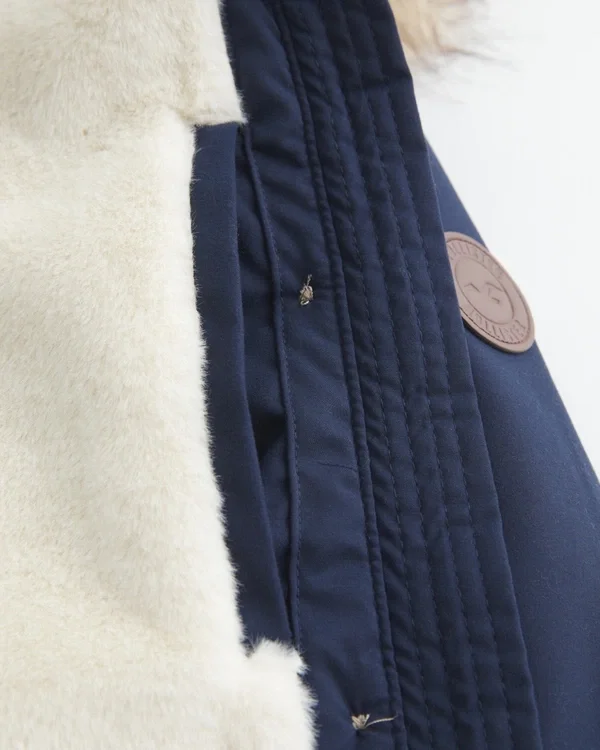 Faux Fur-Lined Parka Faux Fur-Lined Parka