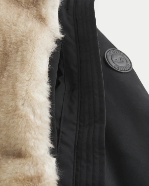 Faux Fur-Lined Parka Faux Fur-Lined Parka