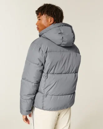 Faux Fur-Lined Puffer Jacket