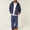 Faux Fur-Lined Puffer Jacket