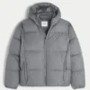Faux Fur-Lined Puffer Jacket