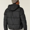 Faux Fur-Lined Puffer Jacket