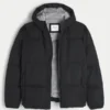 Faux Fur-Lined Puffer Jacket