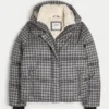 Faux Fur-Lined Puffer Jacket