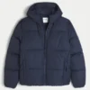 Faux Fur-Lined Puffer Jacket
