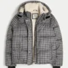 Faux Fur-Lined Puffer Jacket