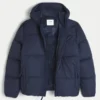 Faux Fur-Lined Puffer Jacket