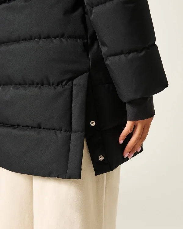 Faux Fur-Lined Puffer Parka Faux Fur-Lined Puffer Parka