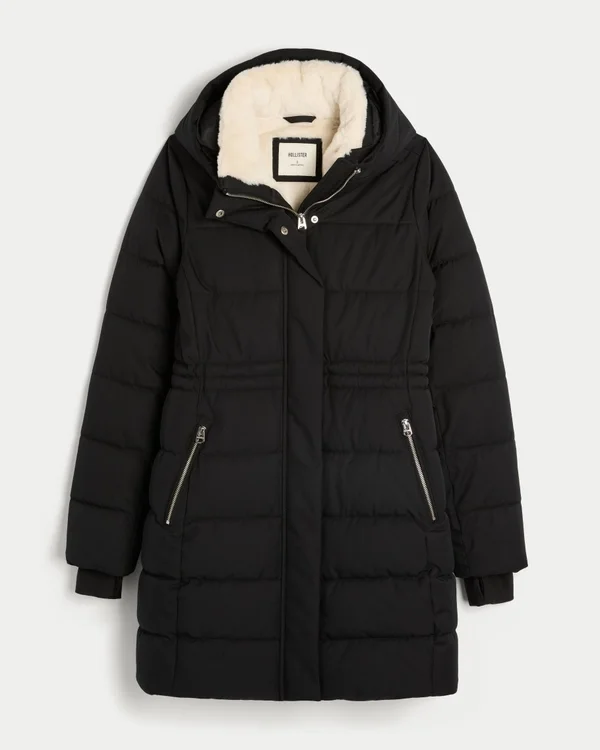 Faux Fur-Lined Puffer Parka Faux Fur-Lined Puffer Parka