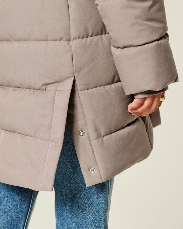 Faux Fur-Lined Puffer Parka Faux Fur-Lined Puffer Parka
