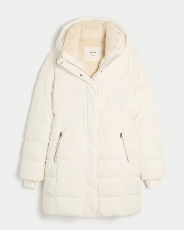 Faux Fur-Lined Puffer Parka Faux Fur-Lined Puffer Parka