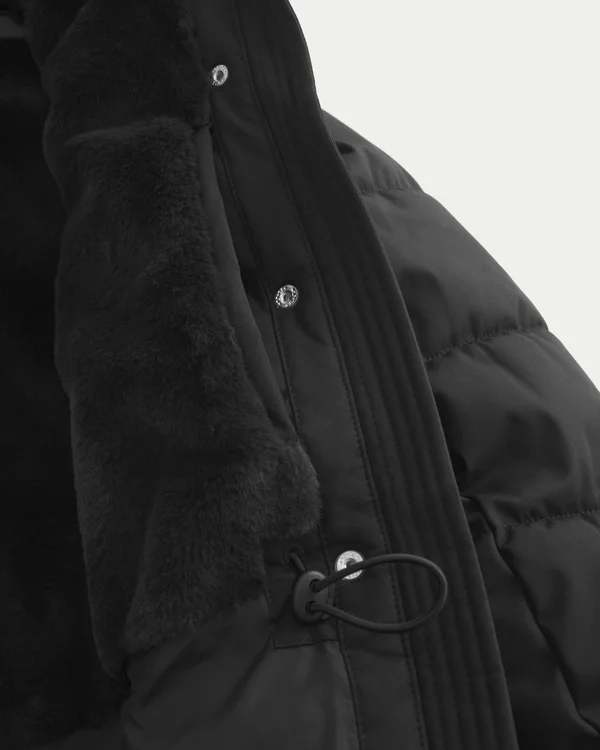 Faux Fur-Lined Puffer Parka Faux Fur-Lined Puffer Parka