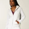 Faux Fur-Lined Zip-Up Hoodie Faux Fur-Lined Zip-Up Hoodie