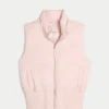 Faux Fur Trim Hooded Y2K Vest Faux Fur Trim Hooded Y2K Vest