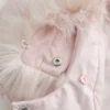 Faux Fur Trim Hooded Y2K Vest Faux Fur Trim Hooded Y2K Vest