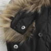Faux Fur Trim Hooded Y2K Vest Faux Fur Trim Hooded Y2K Vest