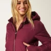 Faux Fur Trim Puffer Bomber Jacket Faux Fur Trim Puffer Bomber Jacket