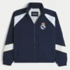 Fleece-Lined Real Madrid CF Graphic Track Jacket