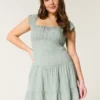 Flutter Sleeve Skort Dress