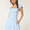 Flutter Sleeve Skort Dress