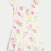 Flutter Sleeve Skort Dress
