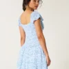 Flutter Sleeve Skort Dress