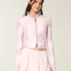 Gilly Hicks Active Recharge Bow Double Zip Jacket