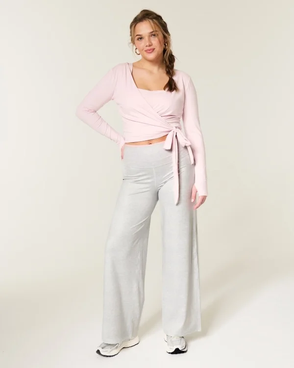 Gilly Hicks Active Recharge Foldover Wide-Leg Pants Gilly Hicks Active Recharge Foldover Wide-Leg Pants