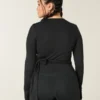 Gilly Hicks Active Recharge Long-Sleeve Wrap Top