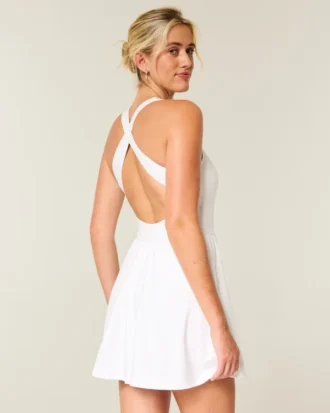 Gilly Hicks Active Recharge Wrap Halter Dress
