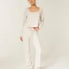 Gilly Hicks Always Cozy Waffle Bootcut Pants