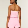 Gilly Hicks Cozy Strapless Waffle Onesie