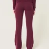 Gilly Hicks Cozy Sweater-Knit Foldover Waist Boot Pants