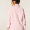 Gilly Hicks Sherpa Quarter-Zip Sweatshirt