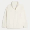 Gilly Hicks Sherpa Quarter-Zip Sweatshirt